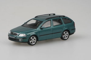 Škoda Octavia II Combi (2004) Zelená Island Metalíza